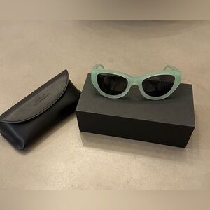 Sunday Somewhere Harper Sunglasses in mint light green cat eye